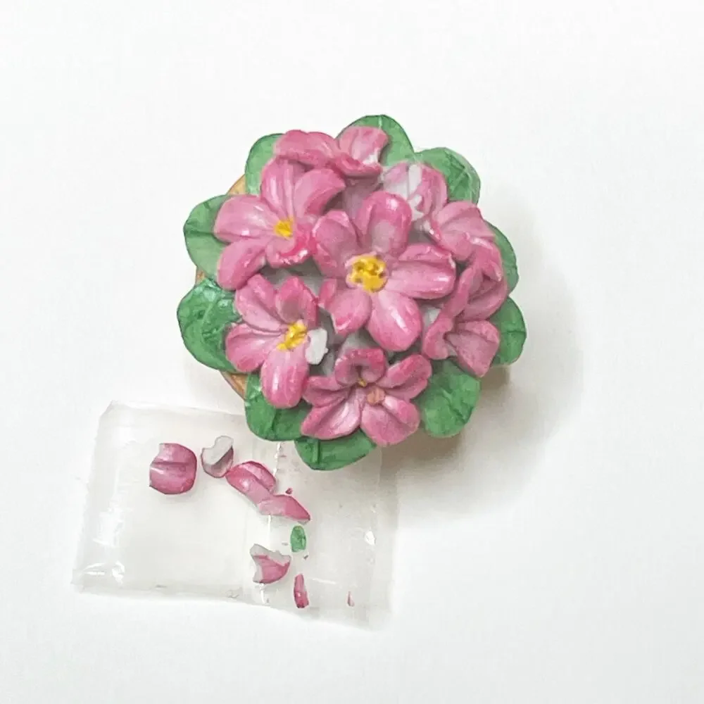 Limoges Box Flower Garden Hand Painted Porcelain Trinket Box - Picture 4 of 5